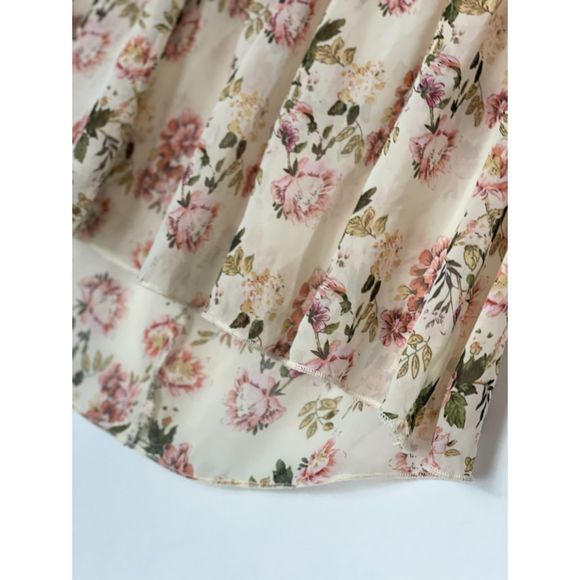 LA Hearts Crochet Floral boho neutral beachy Halter Top Size Small a56 - Picture 9 of 11